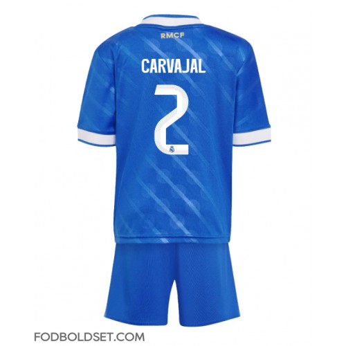 Real Madrid Daniel Carvajal #2 Tredje trøje Børn 2025-26 Kortærmet (+ Korte bukser)
